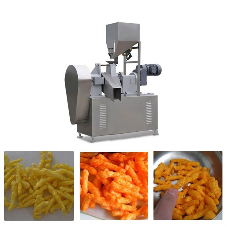 Corn Curls Extruder Machinery